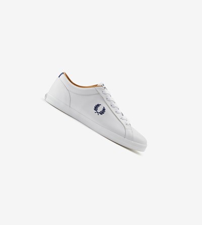 Fred Perry Baseline Tenisky Panske Biele | 912307IQU