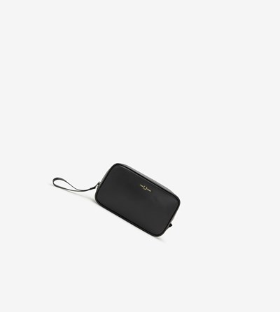 Fred Perry Burnished Kozene Wash Bag Tasky Panske Čierne | 549061GXT