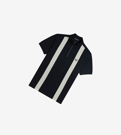 Fred Perry Colour Block Panel Polokosele Panske Námornícka Modrá | 624570ASM