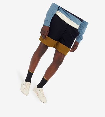 Fred Perry Colour Block Swim Kratke Sortky Panske Námornícka Modrá | 145693IOQ