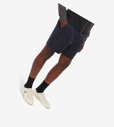 Fred Perry Contrast Panel Swim Kratke Sortky Panske Tmavo Siva | 246579DGF