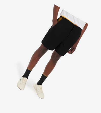 Fred Perry Contrast Panel Swim Kratke Sortky Panske Čierne | 915074IBK