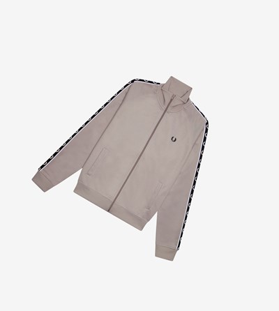 Fred Perry Contrast Taped Sportove Bundy Panske Čierne | 456309UMI
