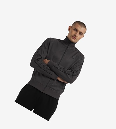 Fred Perry Contrast Taped Sportove Bundy Panske Siva Siva | 951683IXB