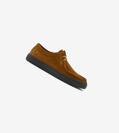 Fred Perry Dawson Low Semišové Topánky Panske Čierne | 130974KQJ