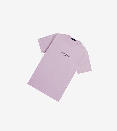 Fred Perry Embroidered Tricko Panske Nachový | 672814GOB