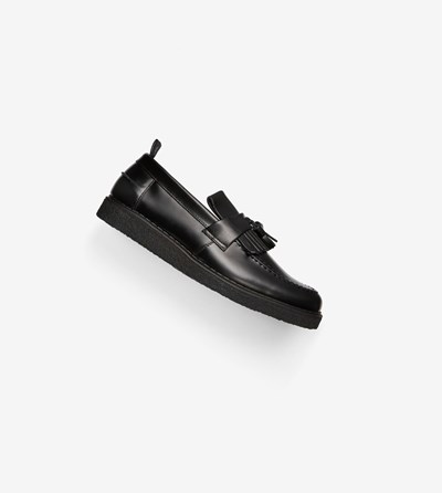 Fred Perry George CoxTassel Loafer Mokasiny Damske Čierne | 152604WYG