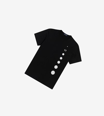 Fred Perry Gradient Dot Tricko Panske Čierne | 316958LVT