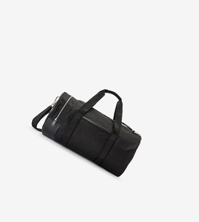 Fred Perry Grafika Print Barrel Bag Tasky Panske Čierne | 174356TAP