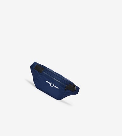 Fred Perry Grafika Tape Crossbody Bag Tasky Panske Námornícka Modrá | 463592KRH