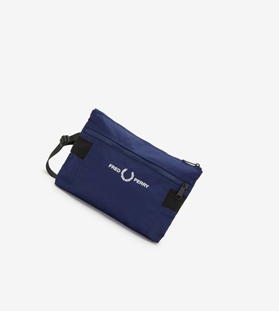 Fred Perry Grafika Tape Sacoche Bag Tasky Panske Námornícka Modrá | 182049WFI