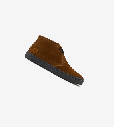 Fred Perry Hawley Cizmy Panske Čierne | 603748FMU