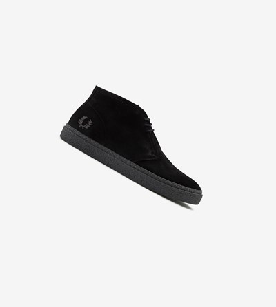 Fred Perry Hawley Cizmy Panske Čierne | 760489CPY