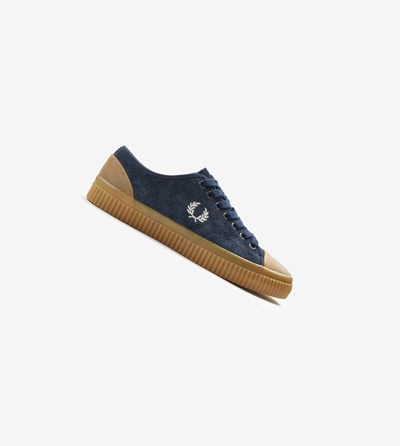 Fred Perry Hughes Low Tenisky Panske Námornícka Modrá | 904825BZW