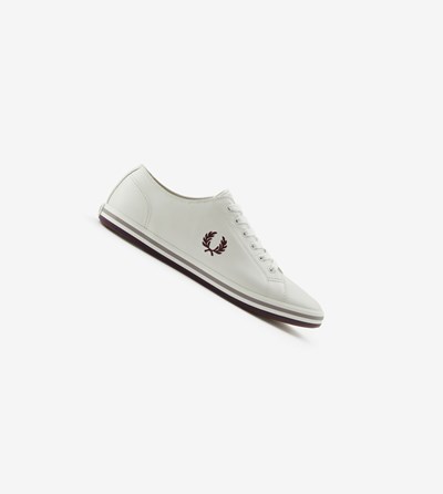 Fred Perry Kingston Tenisky Panske Biele | 674915GYQ