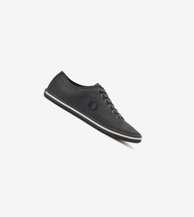 Fred Perry Kingston Tenisky Panske Siva | 326850DJA