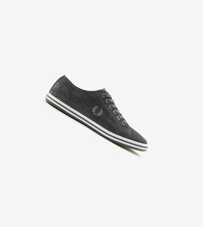 Fred Perry Kingston Tenisky Panske Siva | 398416KBH