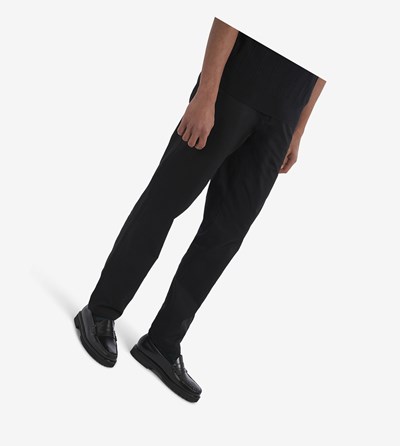 Fred Perry Klasické Nohavice Panske Čierne | 065938SHD