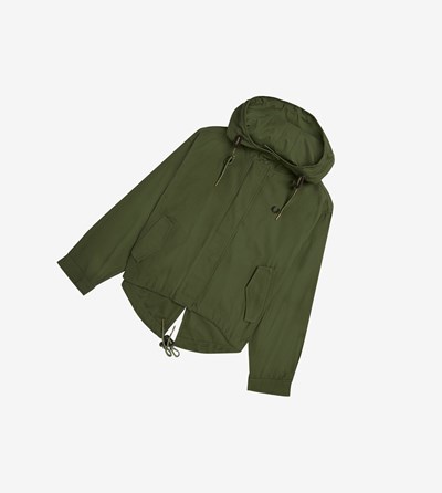 Fred Perry Kratke Fishtail Parka Bundy Damske Zelene | 683925TOI
