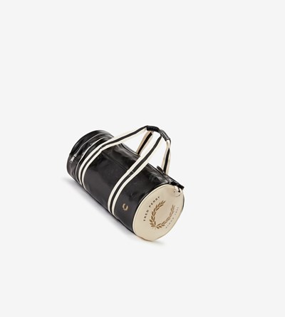 Fred Perry Laurel Wreath Barrel Bag Tasky Panske Čierne | 265430XNL