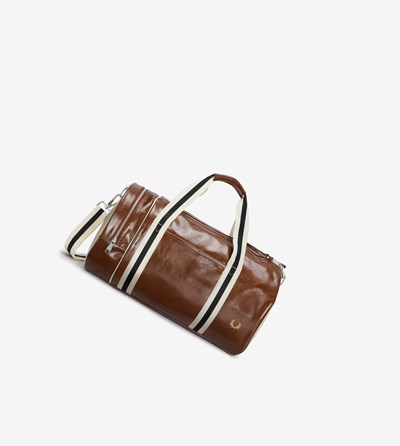 Fred Perry Laurel Wreath Barrel Bag Tasky Panske Hnede | 324189WYE