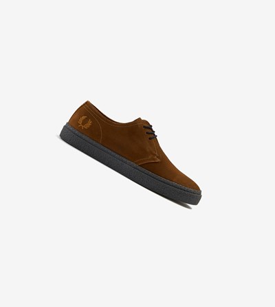 Fred Perry Linden Semišové Topánky Panske Siva | 271358NRZ