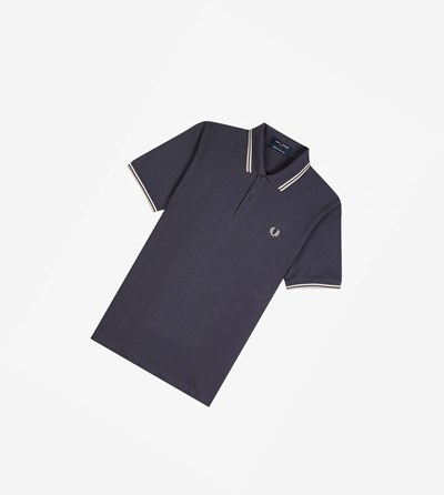 Fred Perry M12 Polokosele Panske Tmavo Siva Hnede | 175439JTO