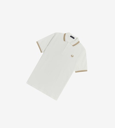 Fred Perry M3600 Polokosele Panske Biele | 548213GMR