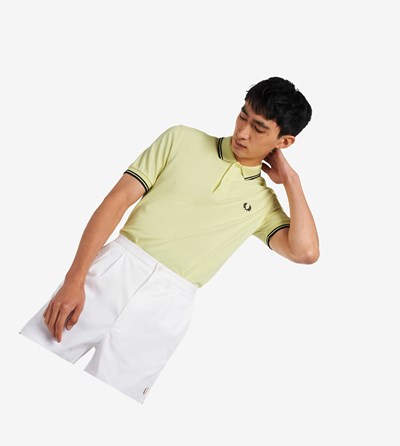 Fred Perry M3600 Polokosele Panske Žlté Námornícka Modrá Čierne | 197426RYQ