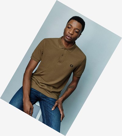 Fred Perry M6000 Polokosele Panske Siva Čierne | 637805HMN