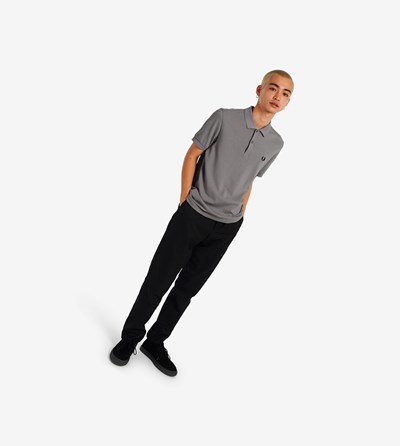 Fred Perry M6000 Polokosele Panske Čierne | 349725HYA