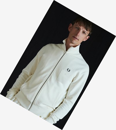 Fred Perry Reissues Funnel Neck Sportove Bundy Panske Biele | 326159XSN