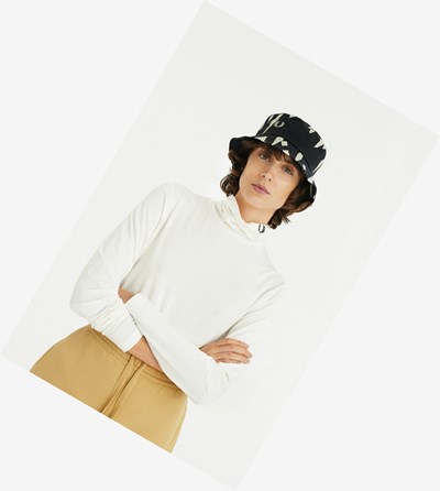 Fred Perry Roll Neck Top Polokosele Damske Biele | 629081ZDS