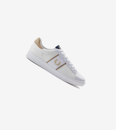 Fred Perry Spencer Tenisky Panske Biele | 324968SWP