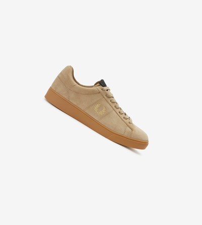 Fred Perry Spencer Tenisky Panske Siva Metal Zlate | 915274IPF