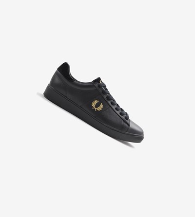 Fred Perry Spencer Tenisky Panske Čierne | 450697VSQ