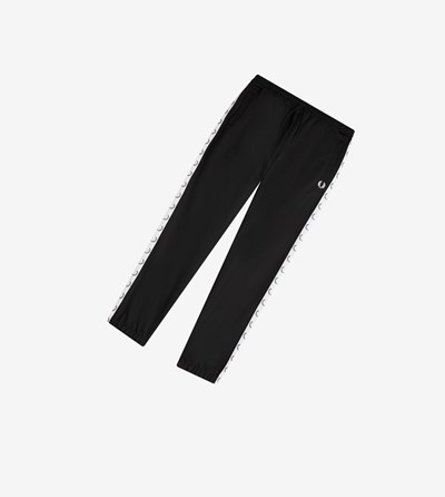 Fred Perry Taped Tracking Pants Teplaky Damske Čierne | 587340NTY